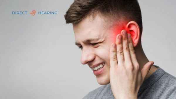 A person with middle ear myoclonus and crackling sound in ear