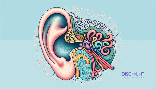 Illustration of the anatomy of the ear