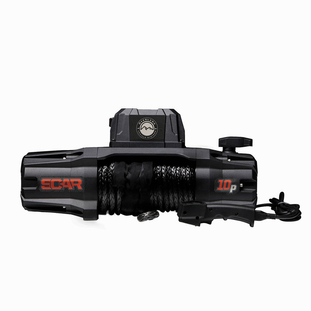 SCAR 10S Winch With Synthetic Rope & Wireless Remote