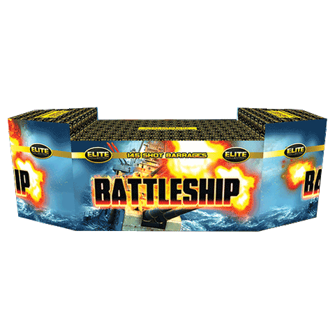 Epic finale fireworks - Battleship multi shot barrage firework