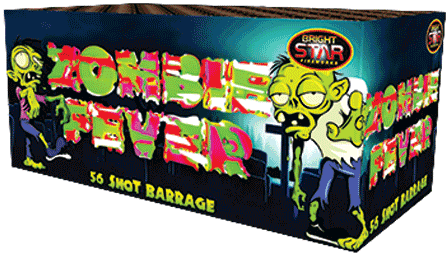 Zombie Fever 56 Shot Barrage Fireworks