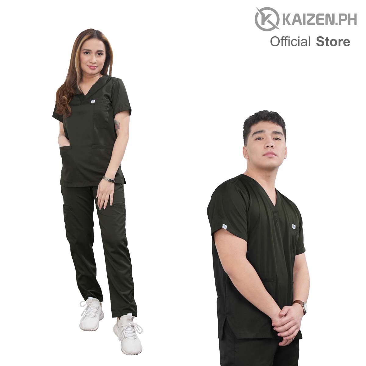 1st Gen Scrub Suit KSS-03 PLAIN SERIES – Kaizen.ph Healthcare Apparel