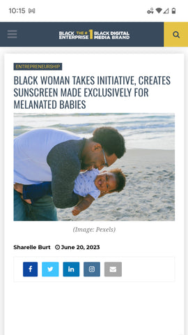 BabyDonna Black Enterprise feature