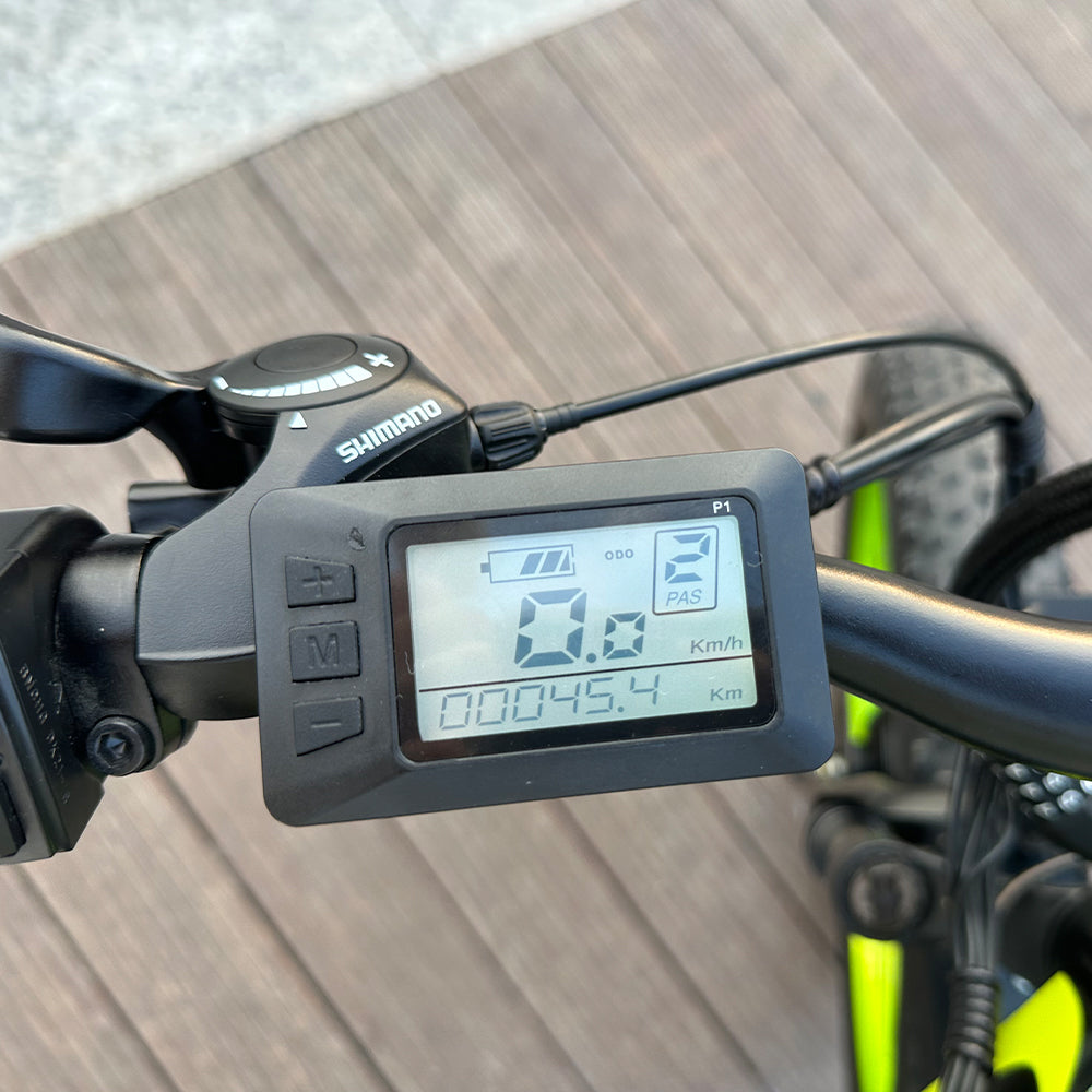 Vélo électrique GOGOBEST GF700 50km/h 500W Noir vert - SILDEL VELO
