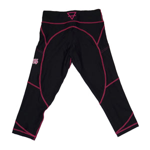 Black/Pink Legging Crops – FIT HUSTLE®