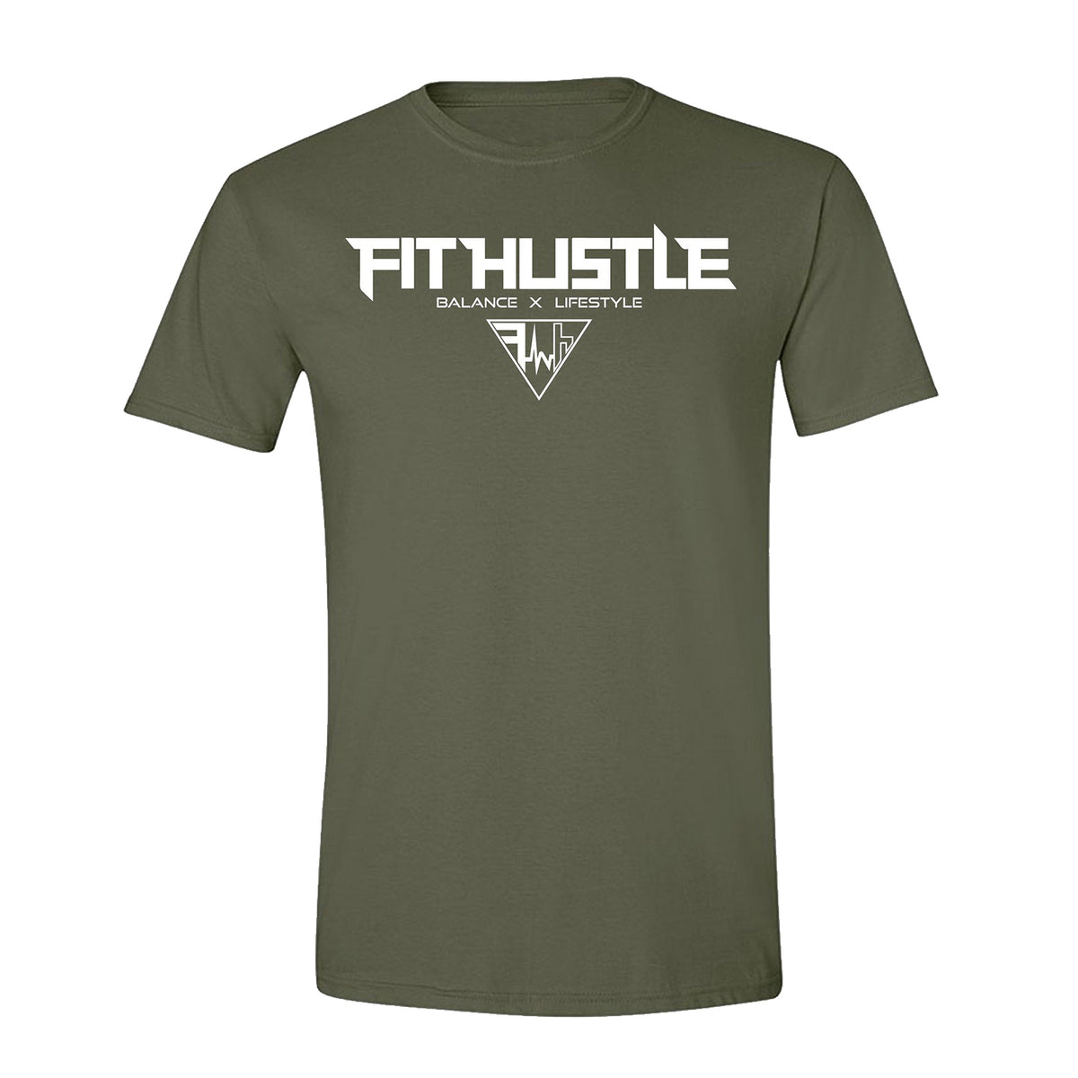 TEAM Fit Hustle T-Shirt 'Just Hustle' - Military Green – FIT HUSTLE®