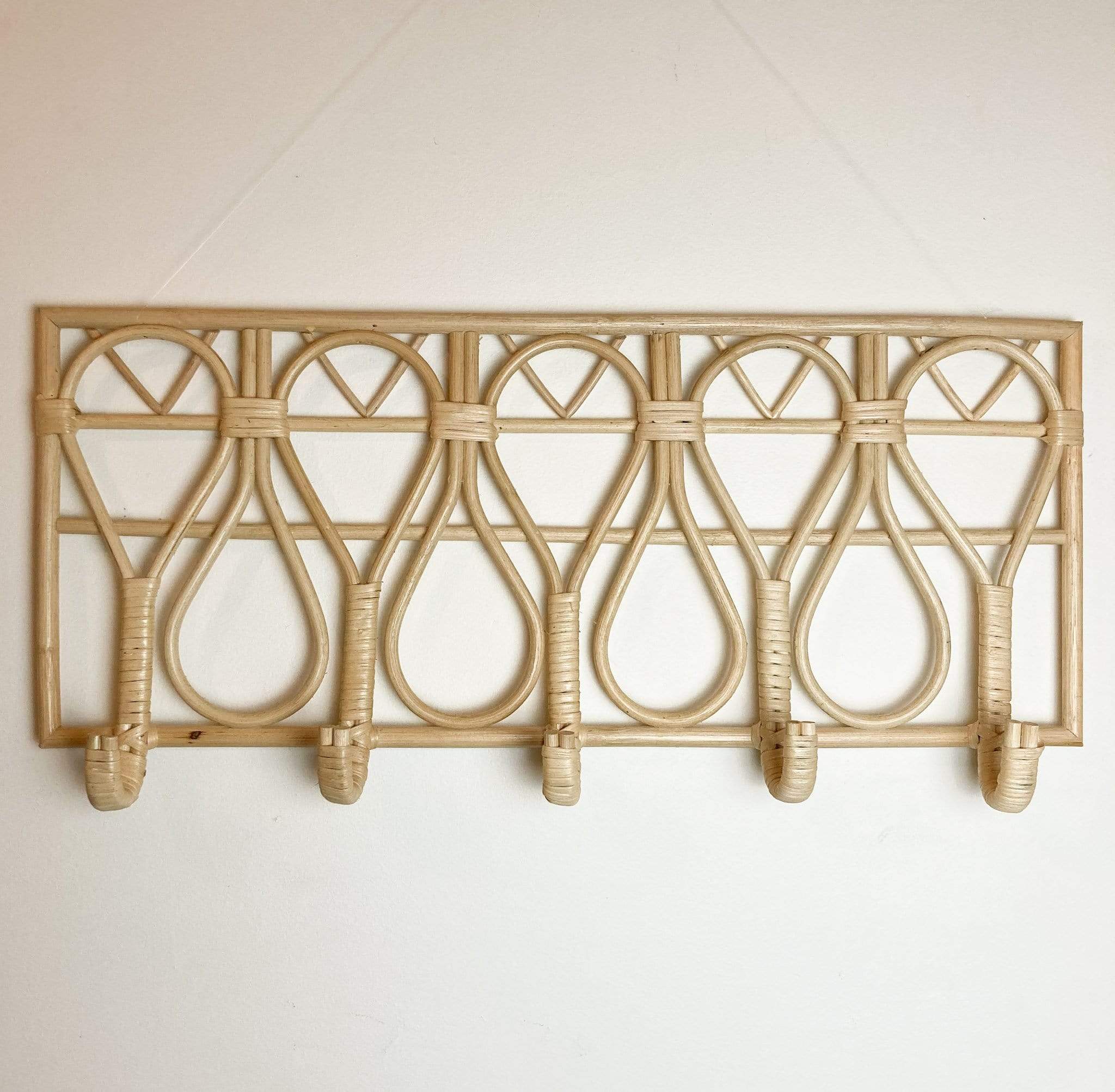 Rattan Wall Hook Boho