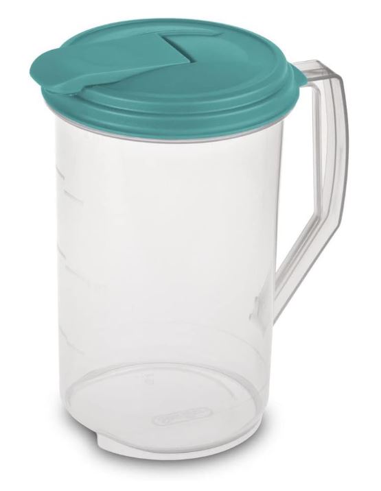 Sterilite 2 QT, Round Pitcher, AS Shown