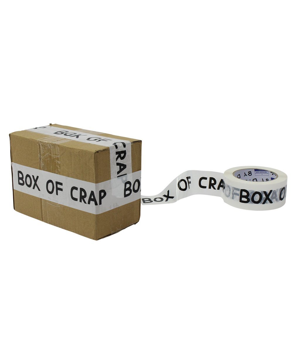 Box of Cr*p Packing Tape x David Shrigley