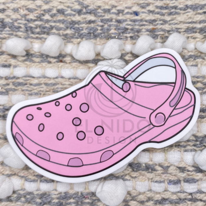 Pink Crocs Sticker – El Nido Design