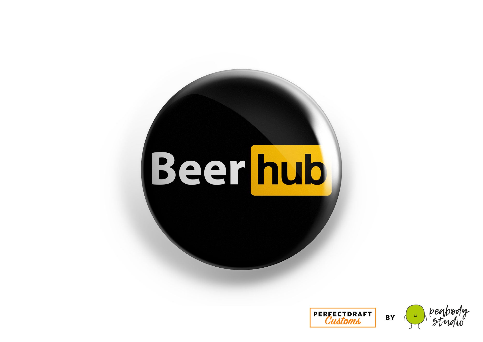 Pour Hube - Beer Hub Porn Hub Perfect Draft Medallion Magnet â€“ PD Customs