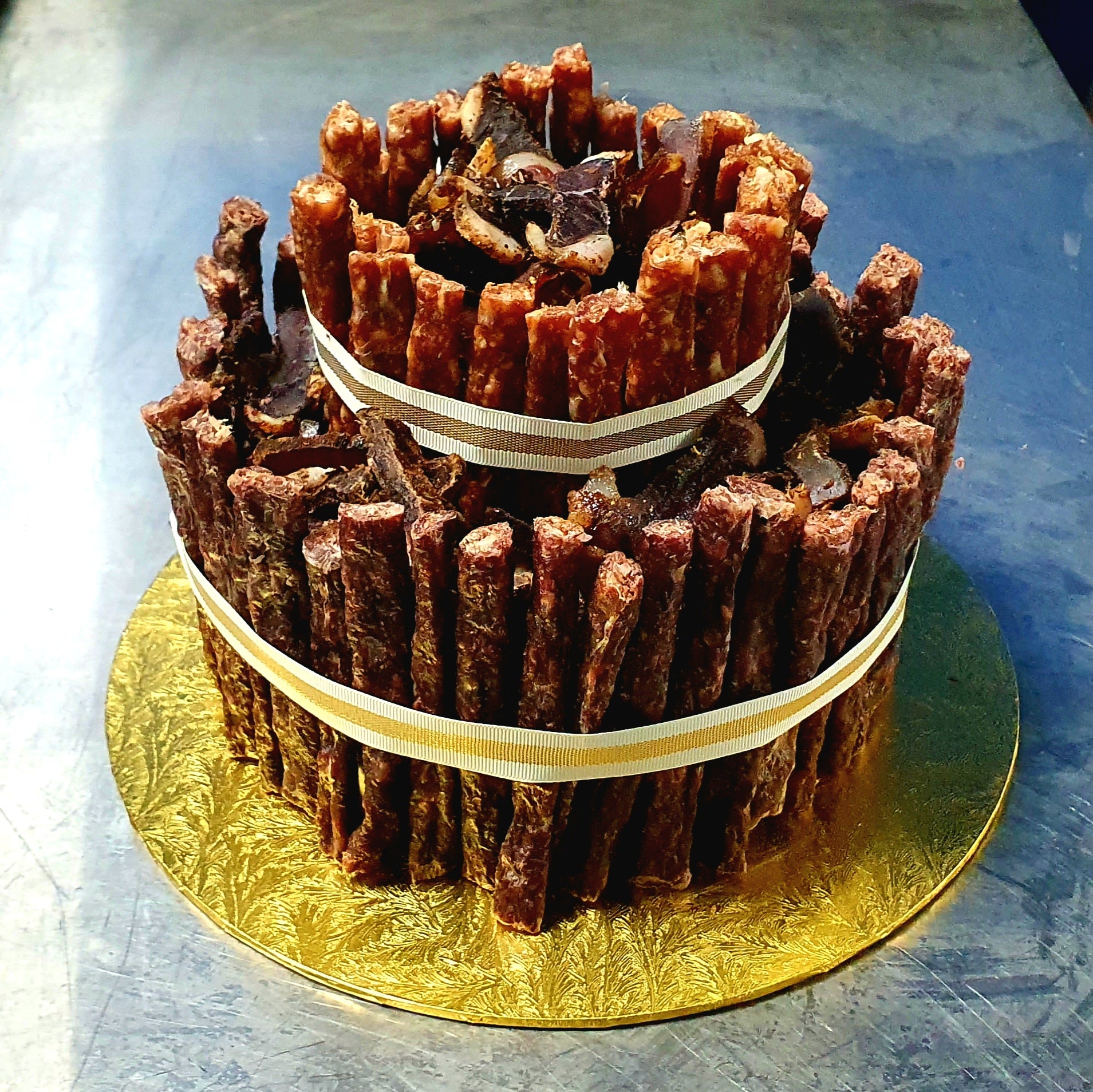 Biltong Cake for Keto celebrations