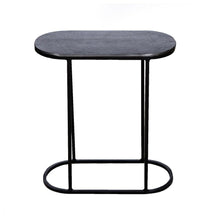 Load image into Gallery viewer, Lounge Styles j&amp;k imports Olivia Oval Metal Side Table Black Set of 2 - Back in stock !!!