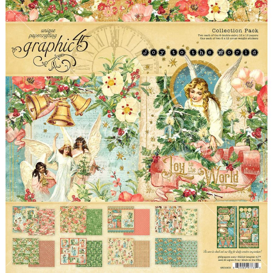 Midnight Masquerade 8x8 Scrapbooking Paper Pad Graphic 45 4501548 for sale  online