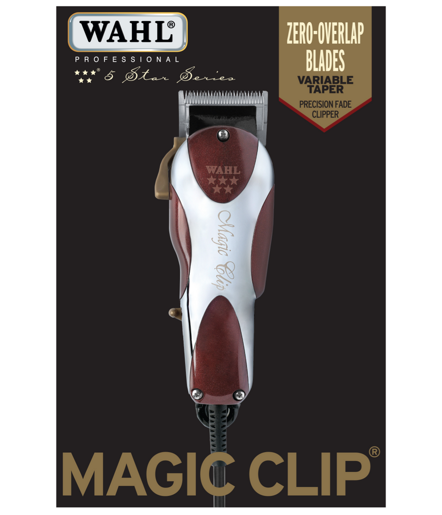 wahl professional corded clipper magic clip precision fade clipper 5 star series