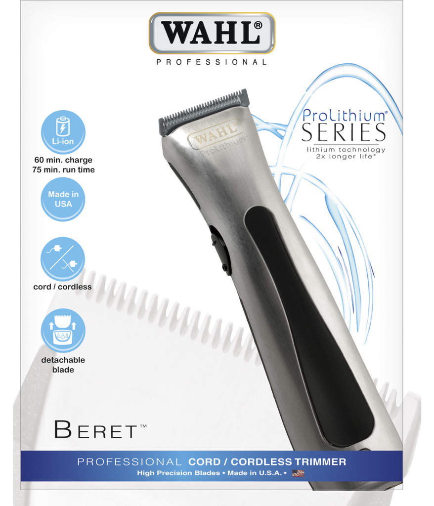 wahl lithium ion beret trimmer