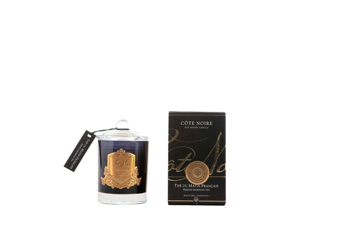COTE NOIRE FRENCH MORNING TEA - GOLD BADGE CANDLES 185G