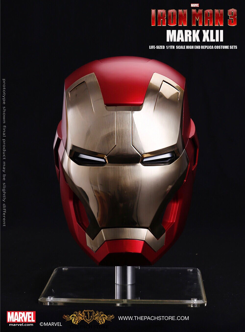 MK 42 Iron Man Helmet - Marvel Licensed 