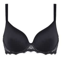 TQWQT Push Up Bras for Women Padded Deep V Soft Cup Everyday Bra 34A~50F  T-Shirt Bras Women Underwear Bra Black 34D 