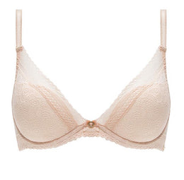 Souminie Soft-Fit Cotton Beige Non Padded Bra - SLY935SK