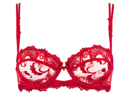 Lise Charmel lingerie Source Beauté Balcony bra red ACH3072 - Italian  Design Fashion & Beauty