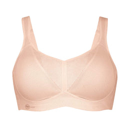 Dermawear Women's Sports Brassiere (Model: SB-1104, Color:Skin, Material:  4D Stretch) - The Young Indians