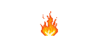 8bit Fire Icon