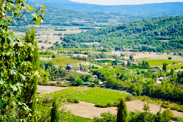 View of the Provence countryside from Gordes