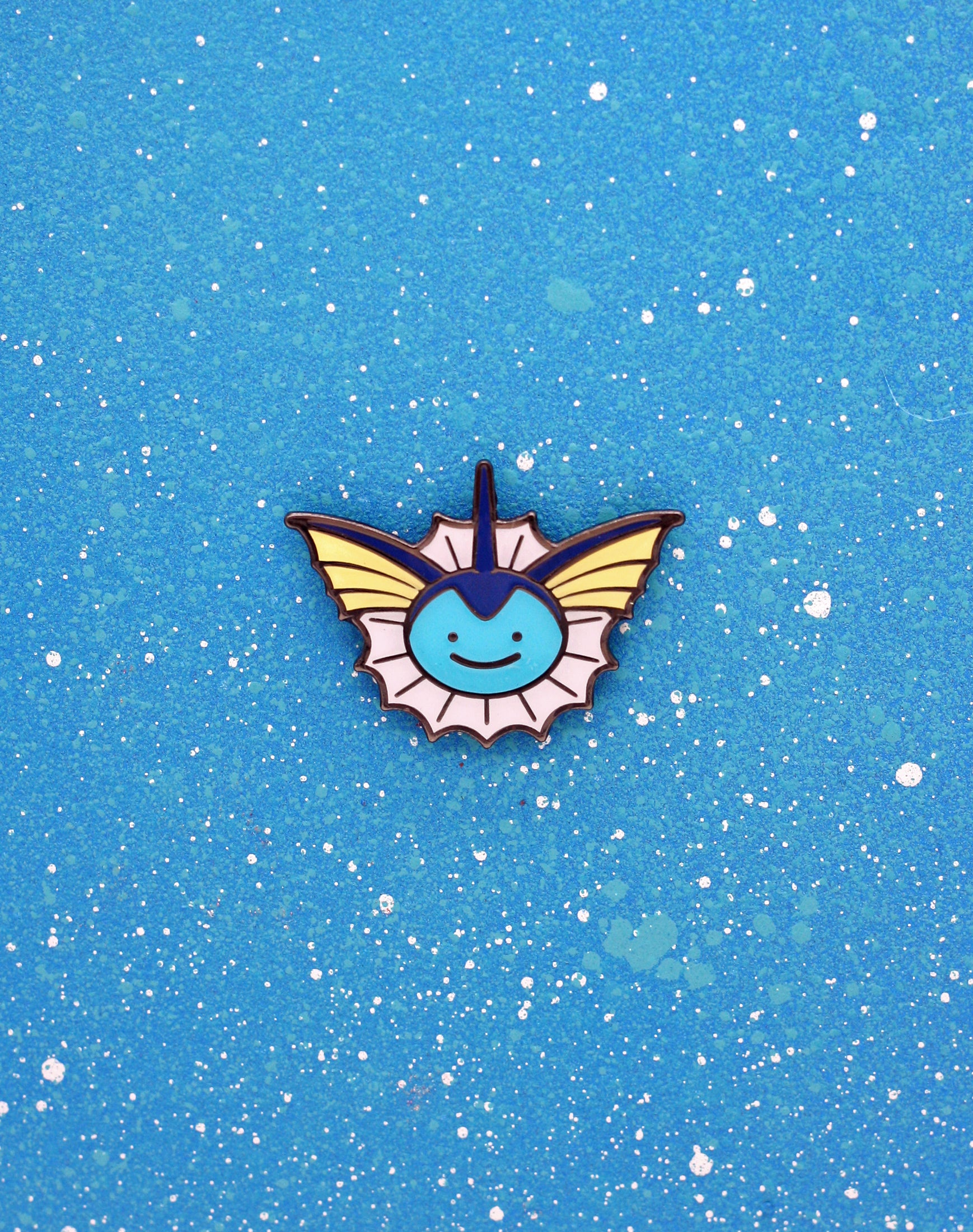 Ditto Face Vaporeon Enamel Pin Platypus