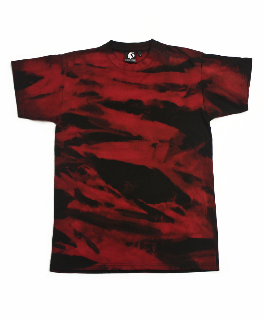 washed red t shirt