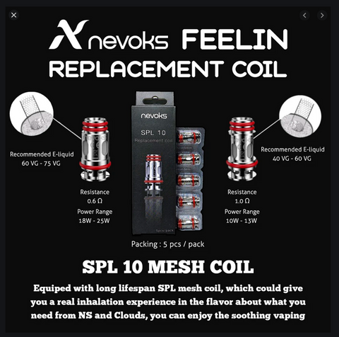 Nevoks Feelin Replacement Coils 5 Pack