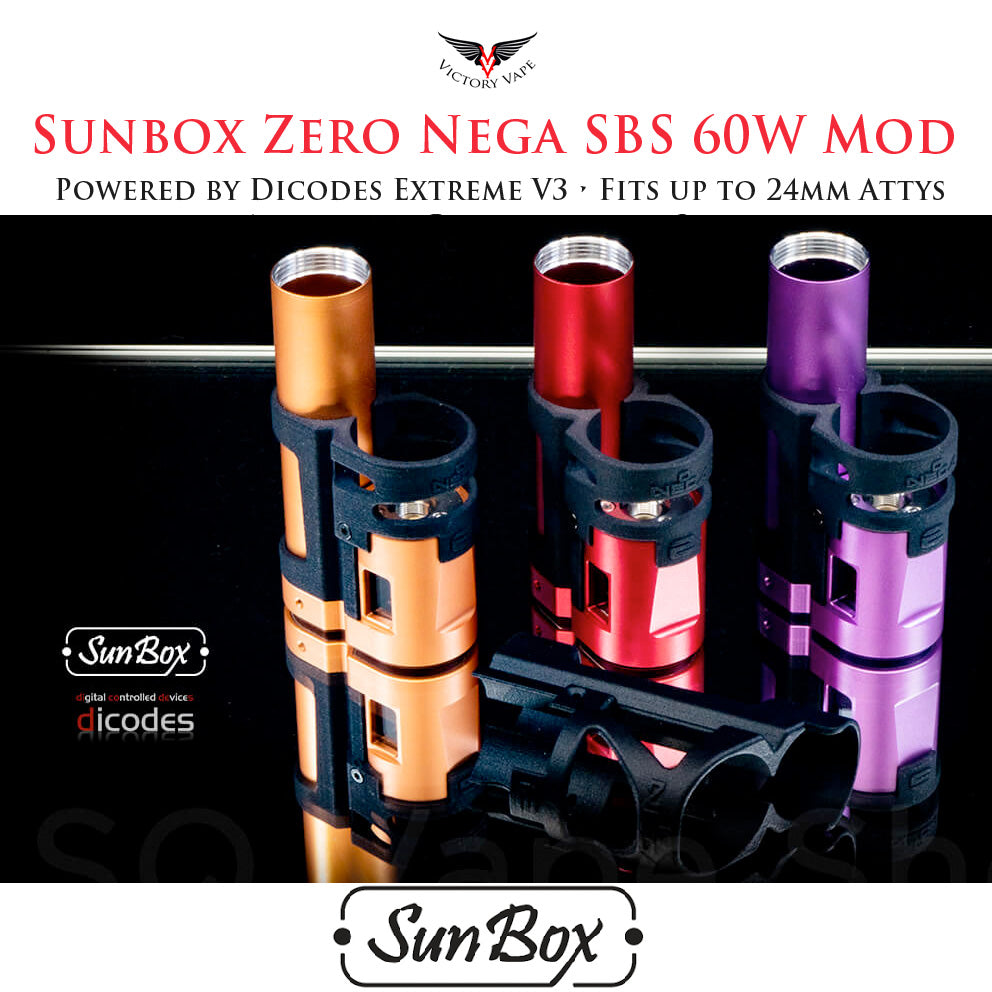 Sunbox Zero Nega 2 60W Side by Side • Coloured Edition SBS • Powered by  DiCodes Extreme V3 chip