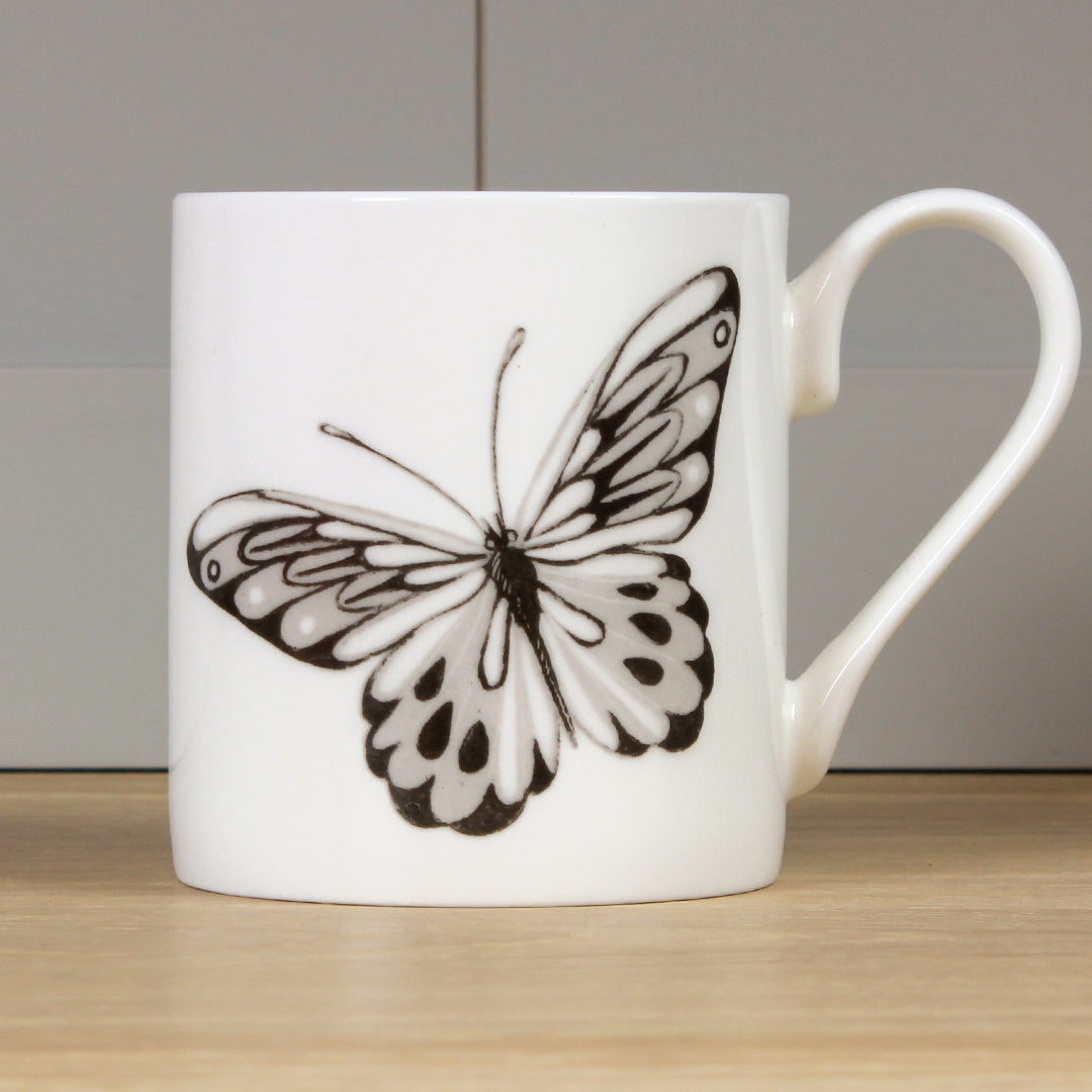 Iced Coffee Glass Mug, Dragonfly Coffee Mug Cup – Cariyan & Co