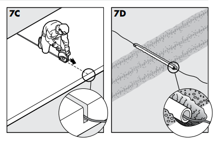 bury anti-escape cable