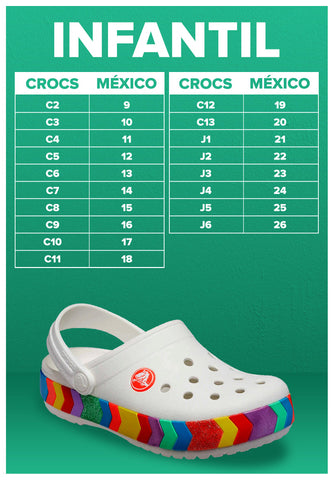Total 70+ imagen tallas de crocs para niños en mexico