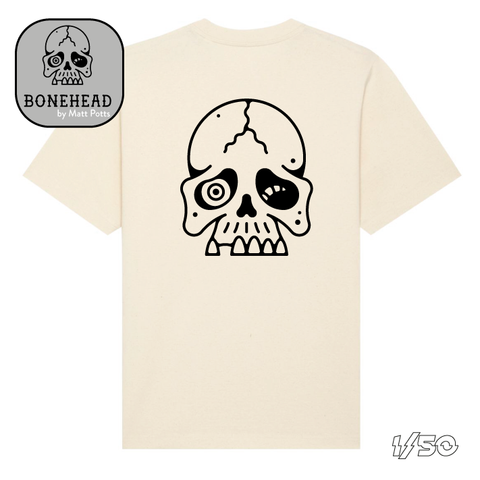 t-shirt bonehead asticot aveugle