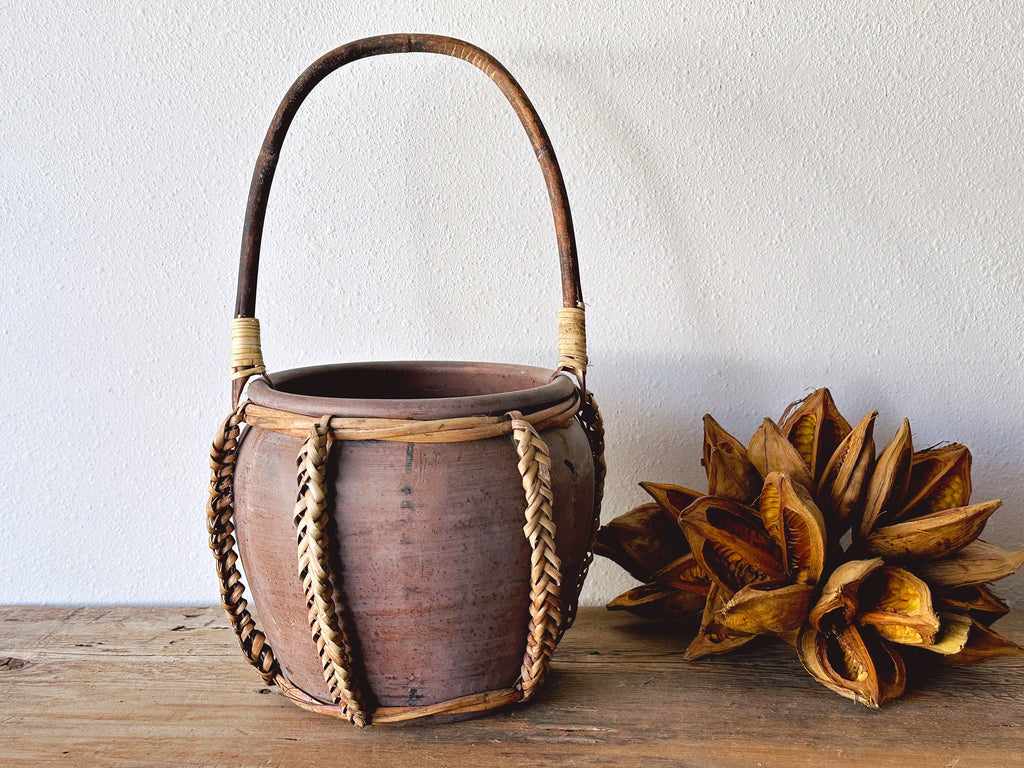 Native Style Flat Basket & Stand 12.25 (fb6)