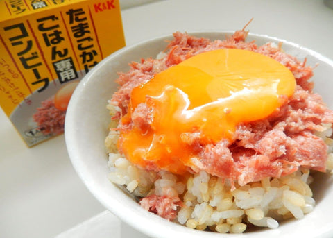 日本k&k生蛋拌飯鹹牛肉罐頭80g | iEATplus.com