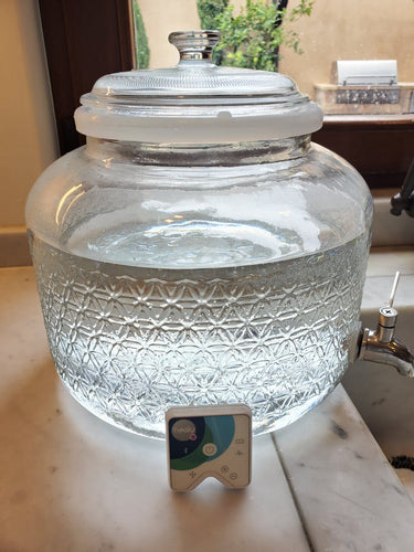 Italian glass 1 gallon water globe from Alive Water - Non-toxic steps