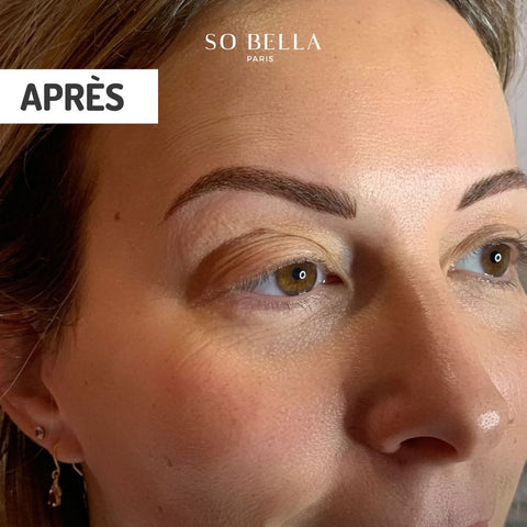 Regard parfait grâce au microblading par Sobella Paris