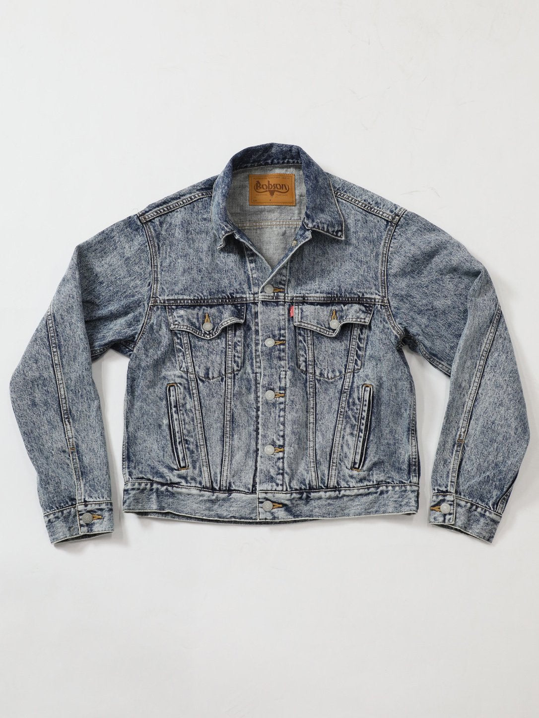 Premium denim jacket vintage wash g-jumpers unisex – BOBSON JEANS