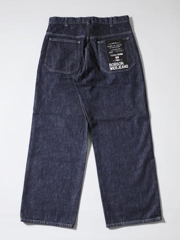 Recommend】13.5OZ クランチデニムワイドパンツ – BOBSON JEANS