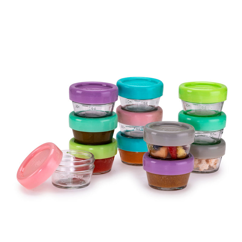 Melii 6oz Snap & Go Pods - 4 Freezer & Snack Containers