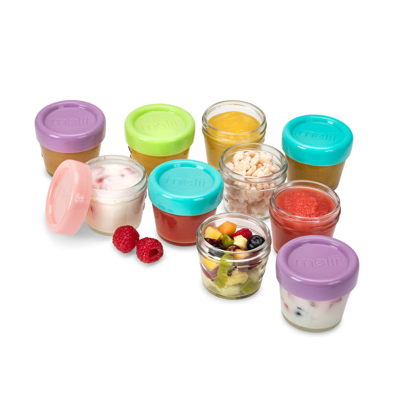 Melii 6oz Snap & Go Pods - 4 Freezer & Snack Containers