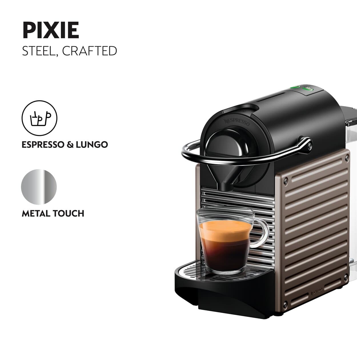 Machine à café Nespresso Pixie Titan - Coffee Friend