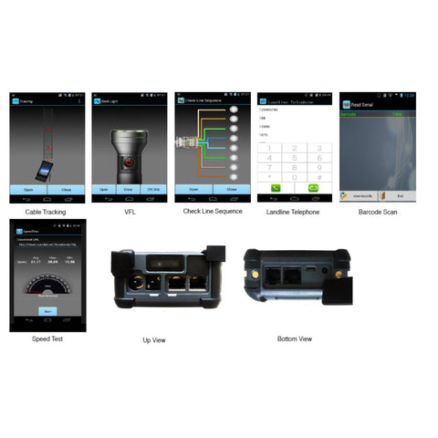 OTDR-MULTIMODE-outil-de-maintenance-de-fibre-optique-et-boucle-locale-avec-connectivités-et-accessoires-variés