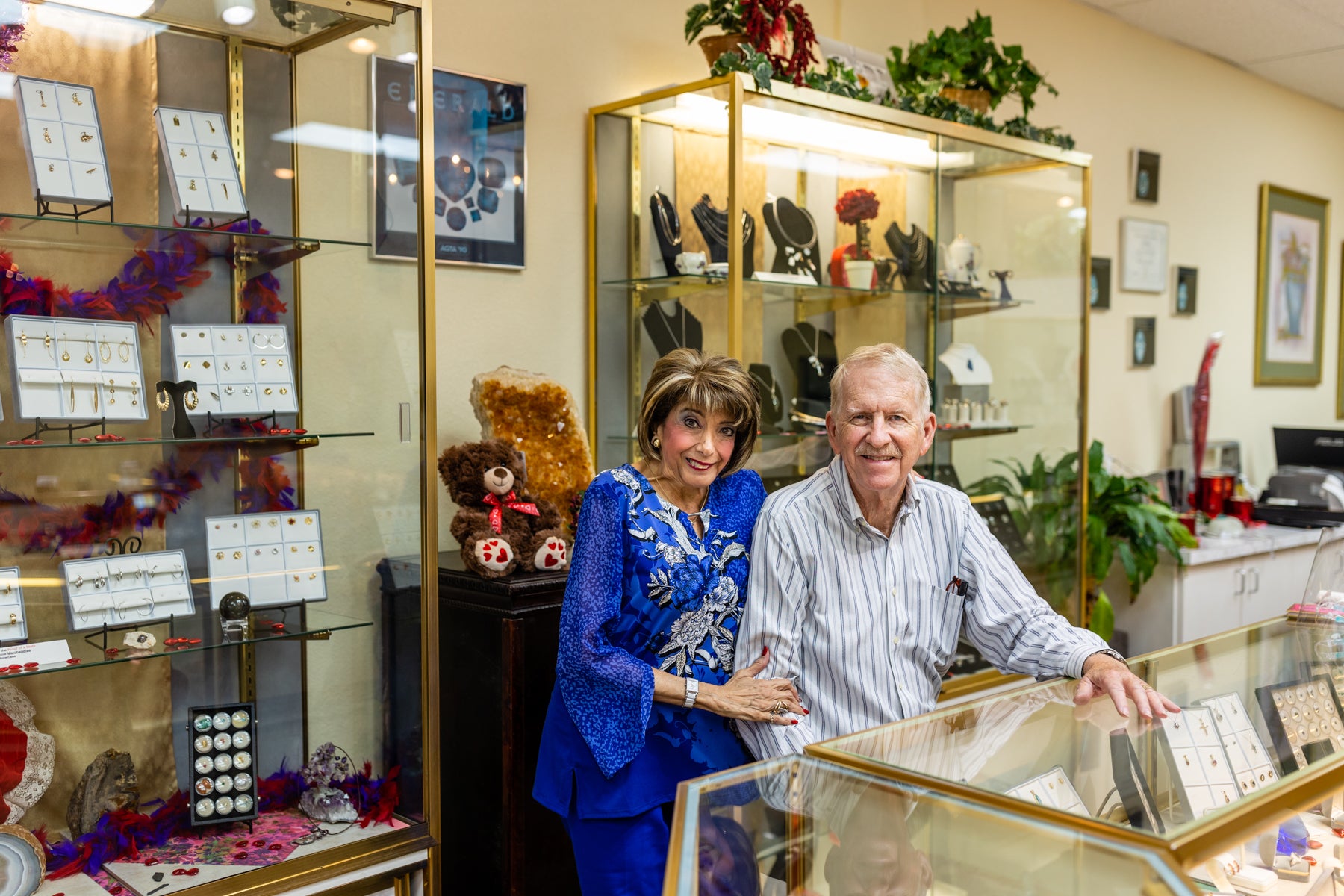 Vicki & Fred Mitchell owner's of Victoria's Jewels