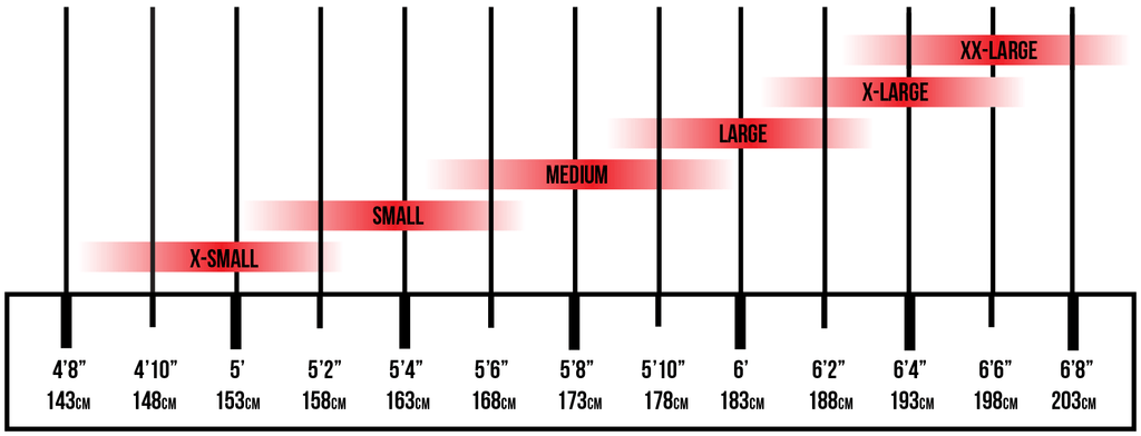 Size Chart Transition NZ