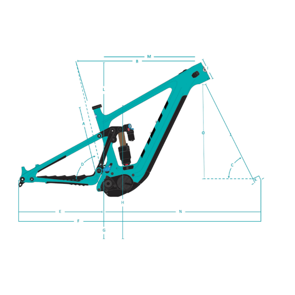 Yeti SB160E Geometry NZ