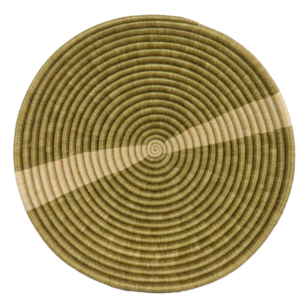 Olive Green Woven Basket